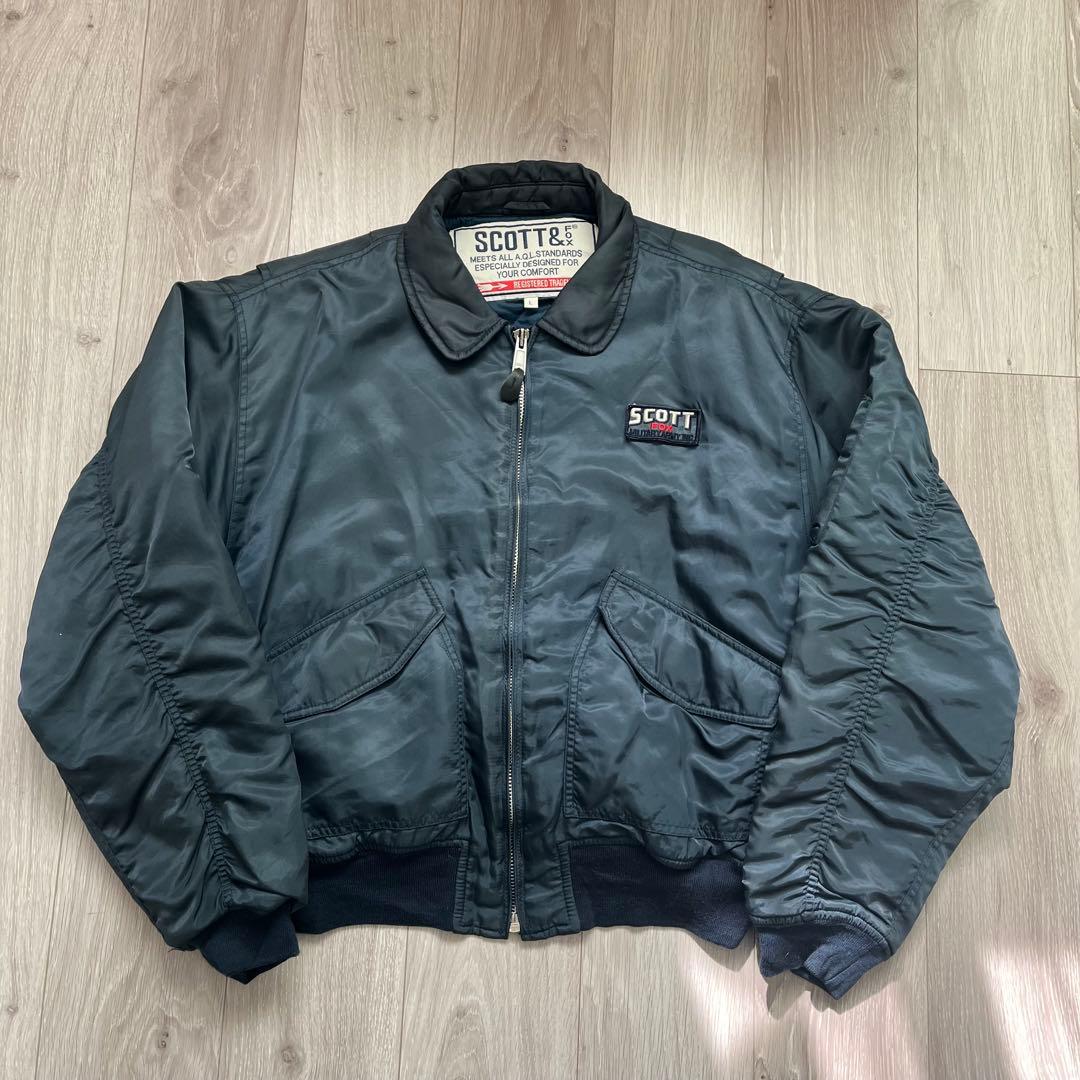 タ*ヤ様 田中シェン着用 scott CWU-RジャケットMA-1フライトジャケ