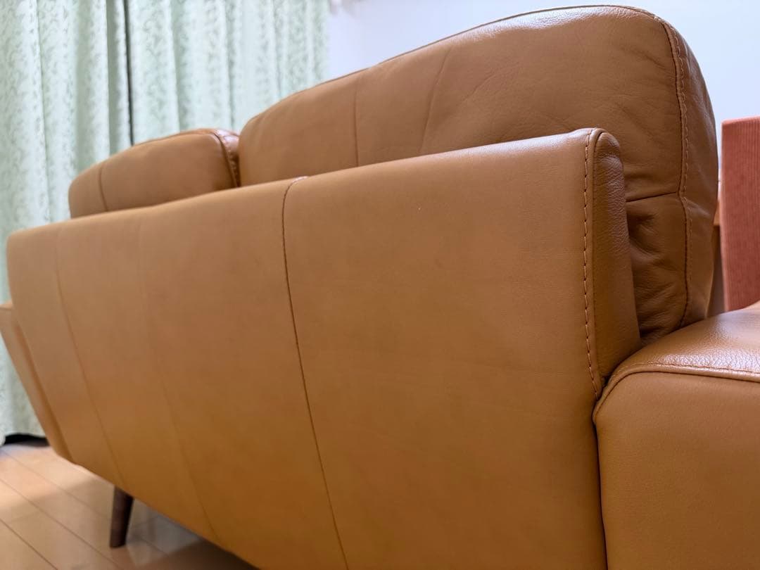 unico ウニコ「MOLN(モルン)」レザー 2人掛けソファ 東京琦玉取引限定