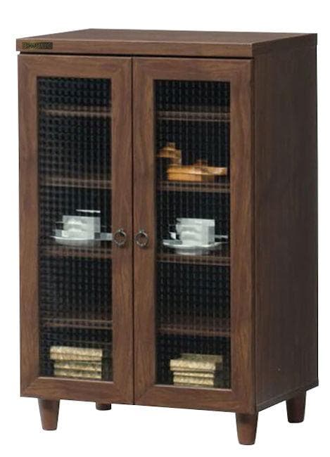 北欧風アンティーク調キッチンキャビネット幅60cm 食器棚（816）