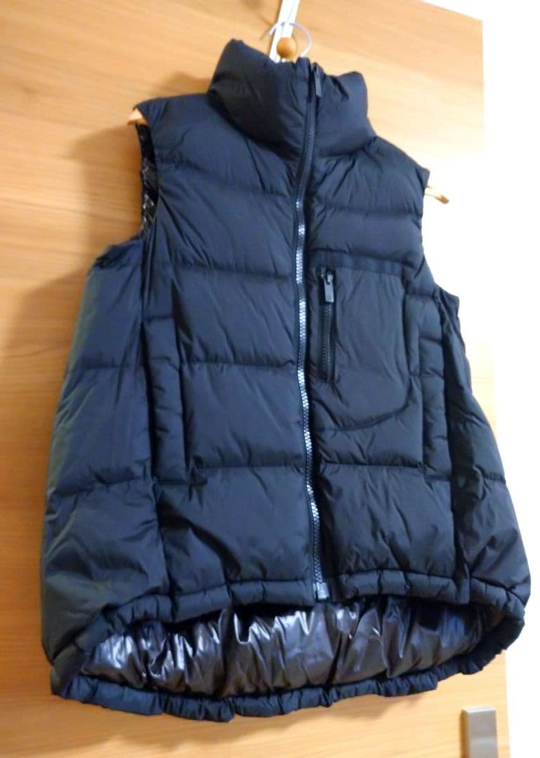 【未使用】ユニクロ　＋J　ジルサンダー　ダウンボリュームベスト　ブラック　S
