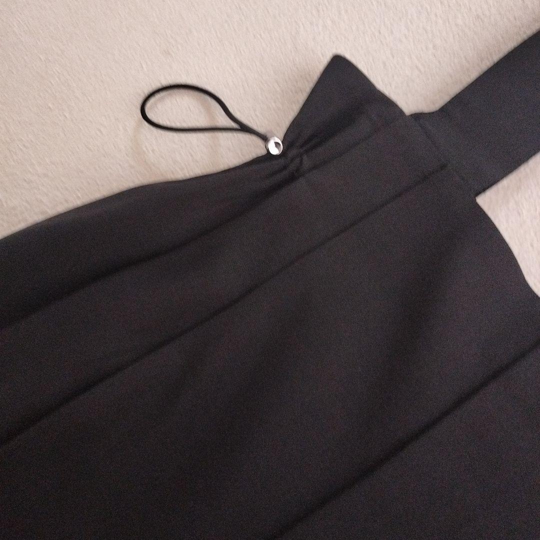 arpege storyサイドギャザーサロペット2025 S black