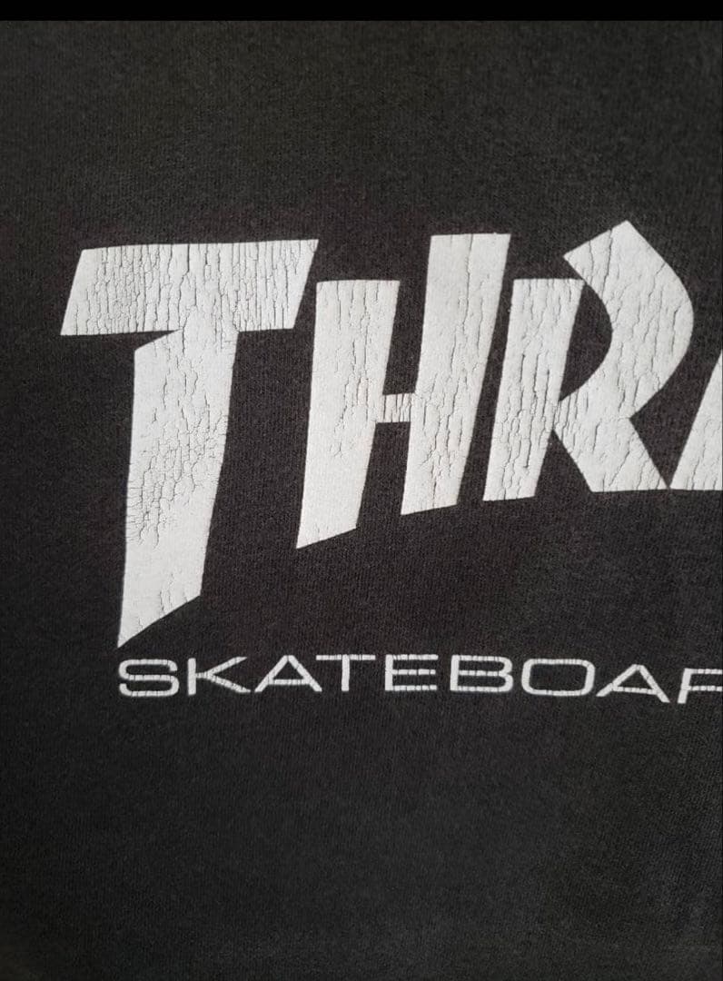 スラッシャー　THRASHER　Tシャツ　ヴィンテージ　黒　ONEITA
