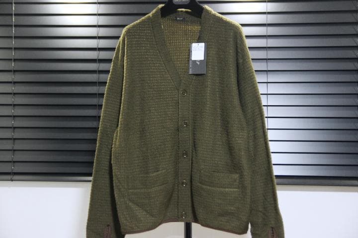 ワイルドライフテーラー アダムエロぺ polartec カーディガン カーキ