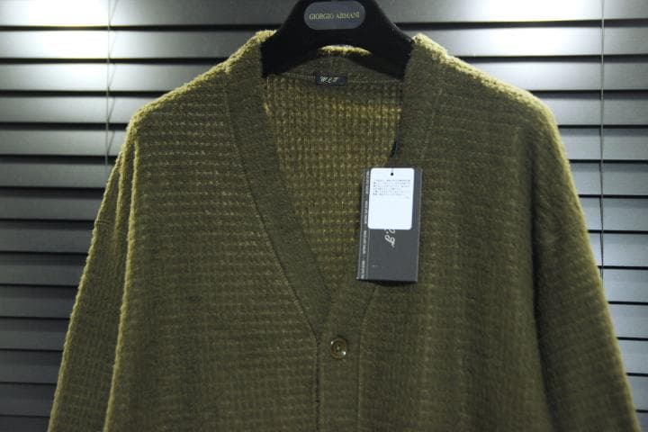 ワイルドライフテーラー アダムエロぺ polartec カーディガン カーキ