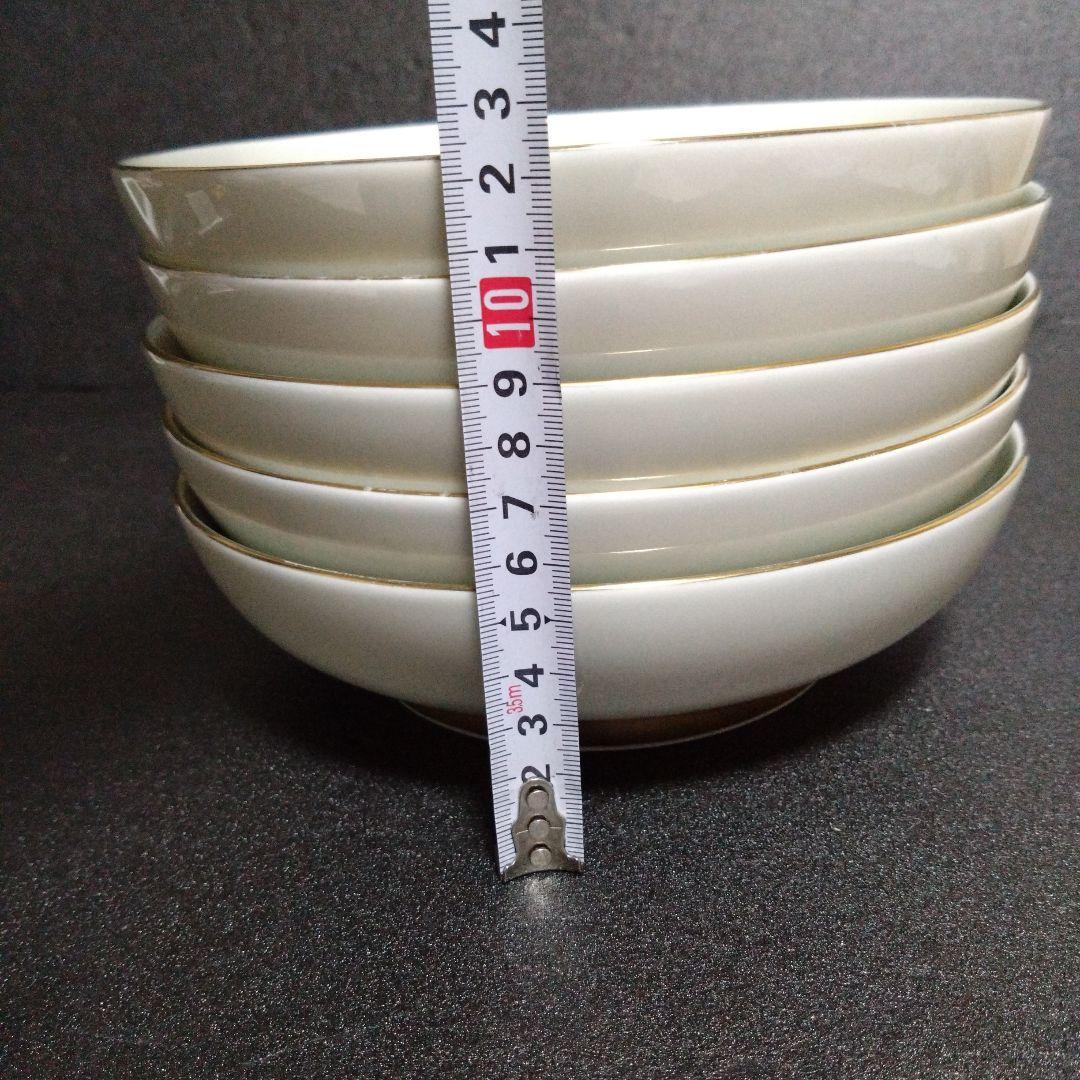 深川製磁 君島一郎 白百合 深鉢 5個 深皿　お祝い