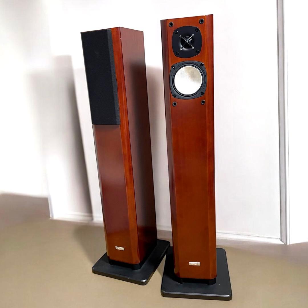 ONKYO オンキヨー D-308E フロントスピーカー ペア リアルウッド突板