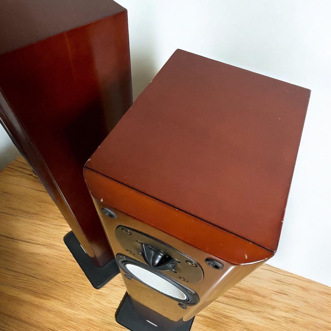 ONKYO オンキヨー D-308E フロントスピーカー ペア リアルウッド突板