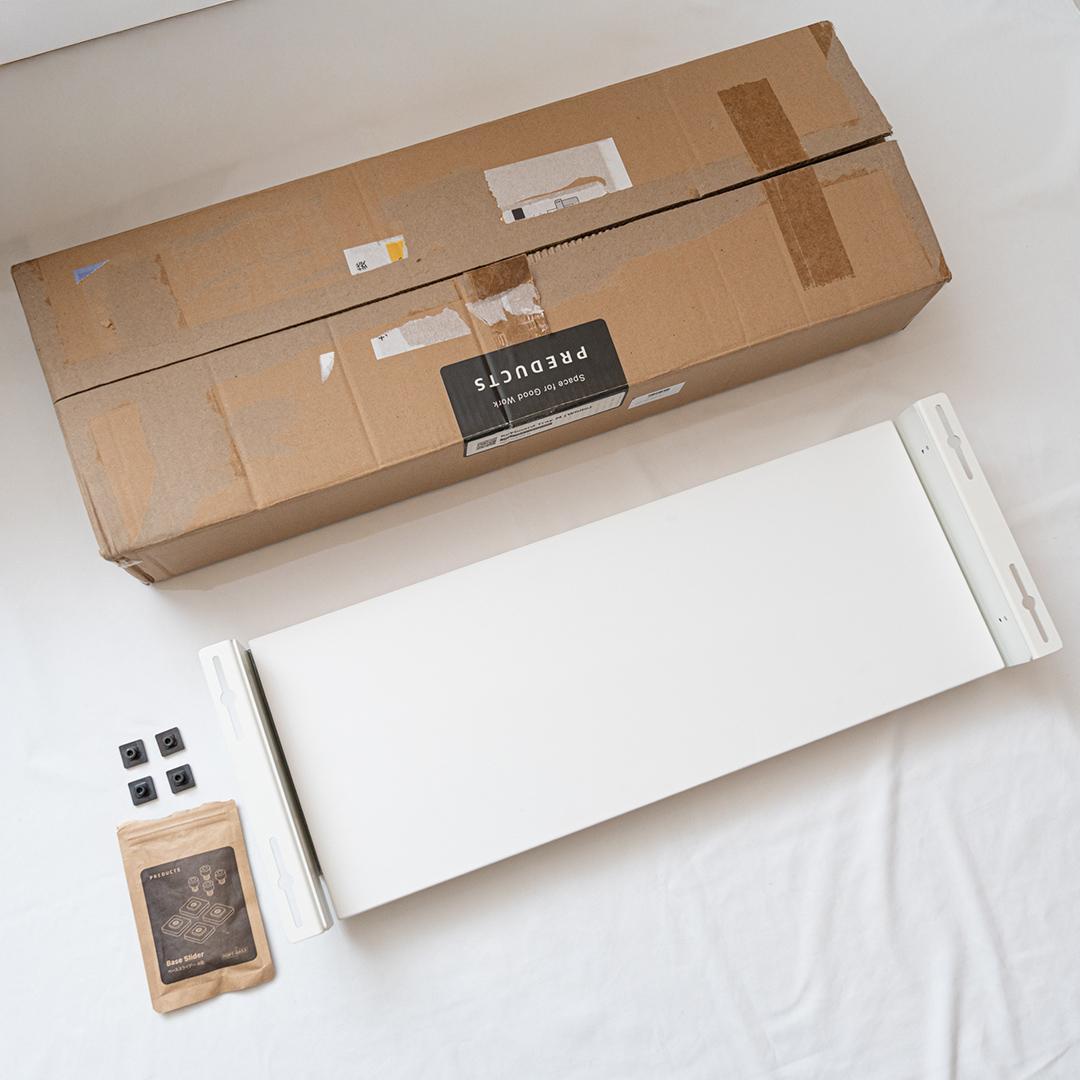 PREDUCTS キーボードトレイ 60cm ホワイト プレダクツ