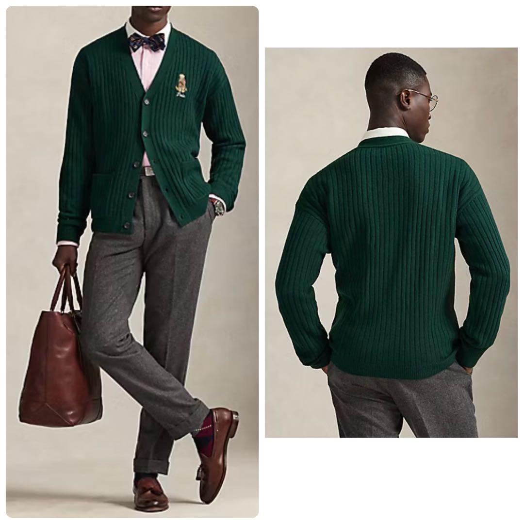 現行モデル✨ポロバイラルフローレン カーディガン ポロレトリバー 新品 25AW