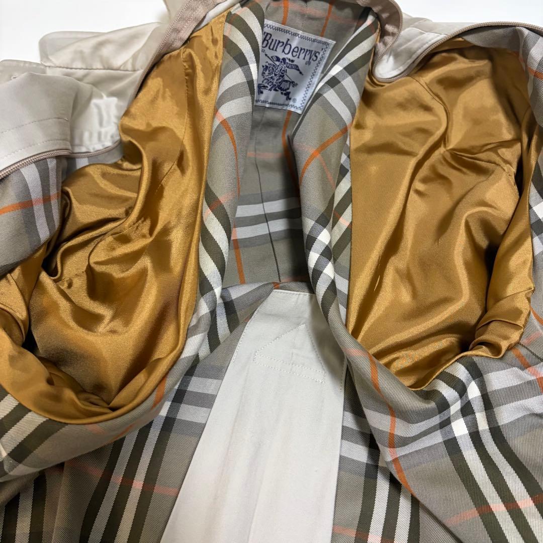 Burberryバーバリー　ノバチェック　トレンチコート　ロング　ウエストベルト