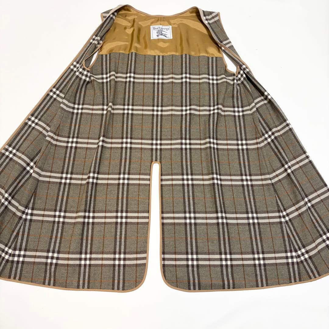Burberryバーバリー　ノバチェック　トレンチコート　ロング　ウエストベルト