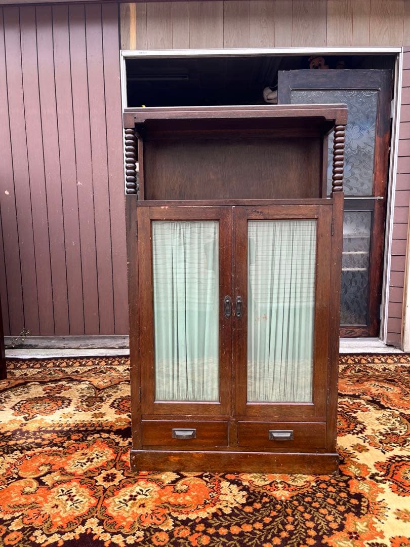 棚 飾り棚 キャビネット 昭和レトロ 古民家 当時物 インテリア