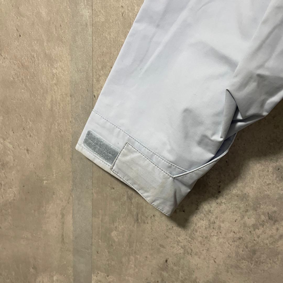 Burtonバートンスキーウェアスノーボードジャケットパーカーフード付グレー水色