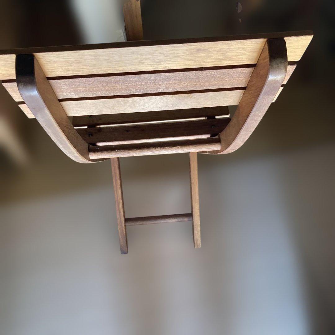 【ACTUS購入】折りたたみ木製チェア×2