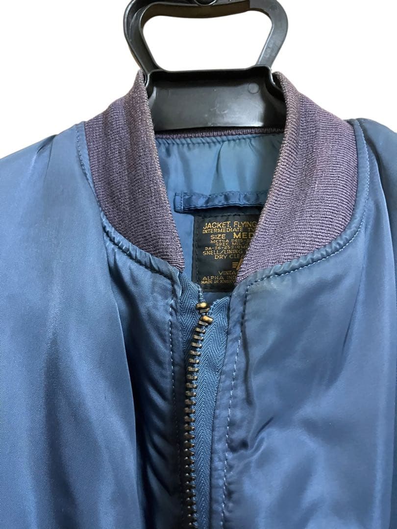 アルファU.S. AIR FORCE vintageMA-1フライトJ Mサイズ