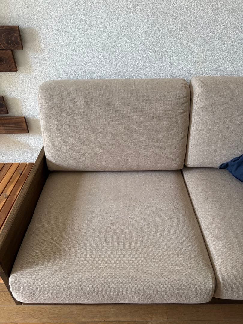 モルト 2人掛けソファ ベージュ