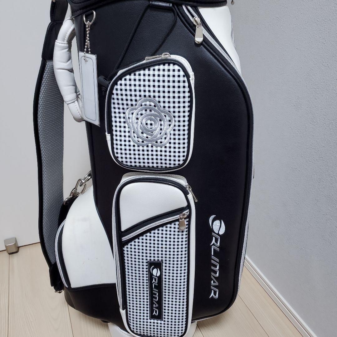 ⭐レディースORLIMARキャディバッグ、ゴルフクラブ未開封ラップ付き8本セット