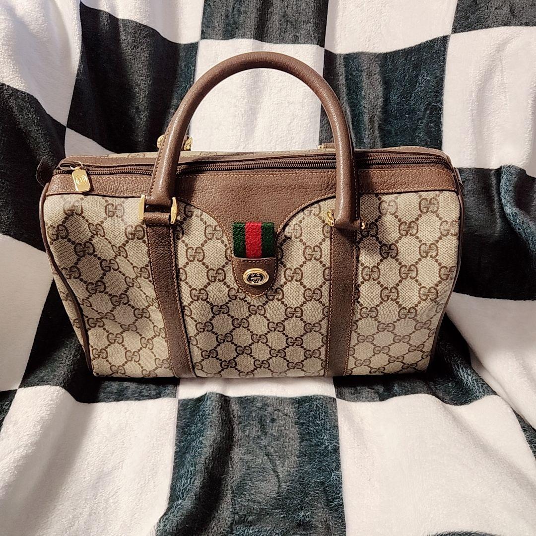 GUCCI オールドグッチ ボストンバッグ 型番︰40.02.007