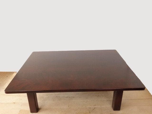 北海道民芸家具　ＨＭ4052　座卓　ローテーブル　再塗装済　ＵＳＥＤ