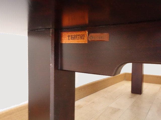 北海道民芸家具　ＨＭ4052　座卓　ローテーブル　再塗装済　ＵＳＥＤ