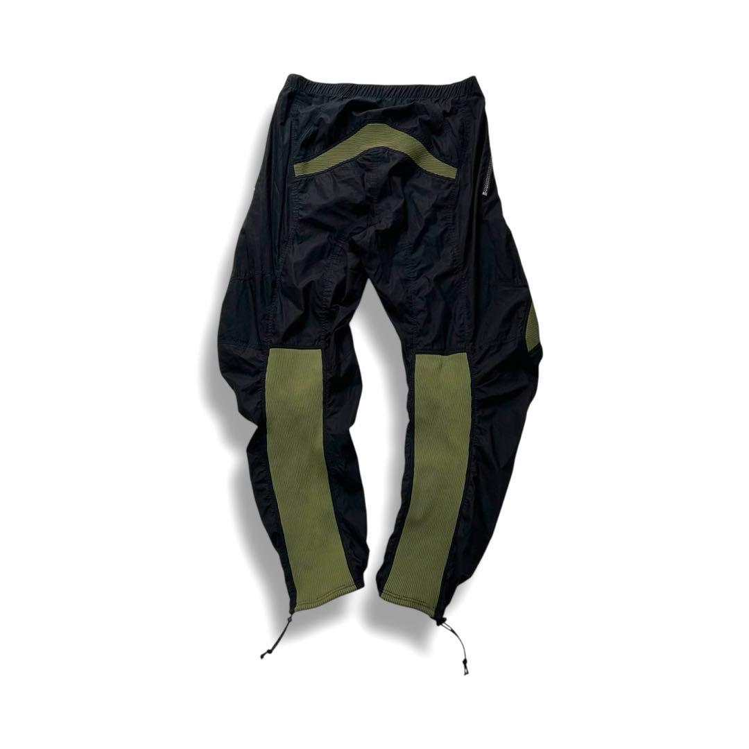 アンレーベルプロジェクト バイカーパンツ 立体裁断 M ブラック グリーン