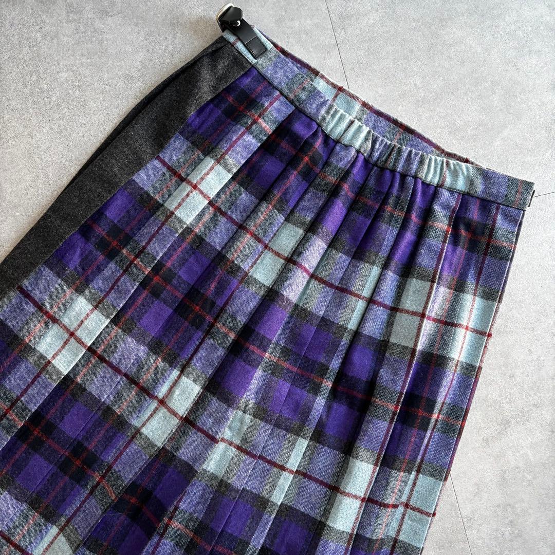 専用　relume別注　O'NEIL OF DUBLIN 　チェック紫　GB10