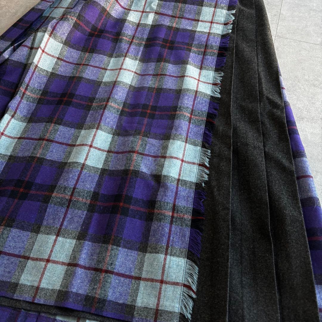 専用　relume別注　O'NEIL OF DUBLIN 　チェック紫　GB10