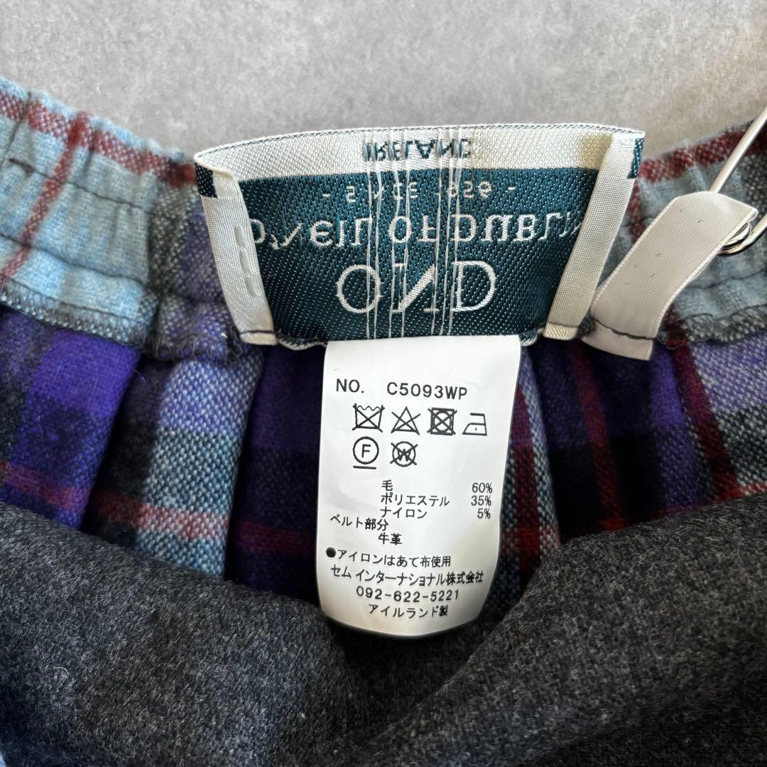 専用　relume別注　O'NEIL OF DUBLIN 　チェック紫　GB10