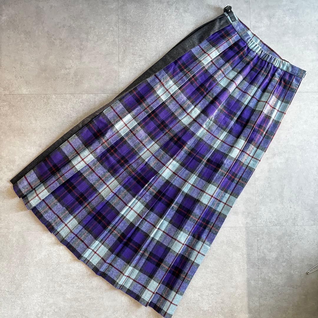 専用　relume別注　O'NEIL OF DUBLIN 　チェック紫　GB10