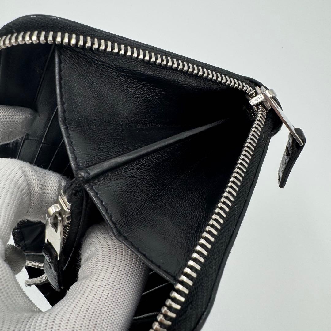 バレンシアガ コンチネンタル レザー 長財布 ロングウォレット 男女兼用 黒