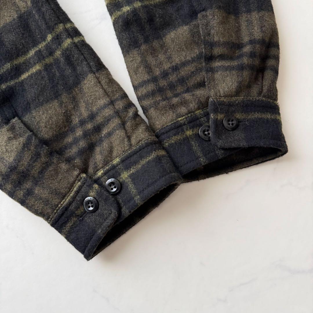 【ウールリッチ】WOOLEN MILLS 中綿ブルゾン チェック柄　L