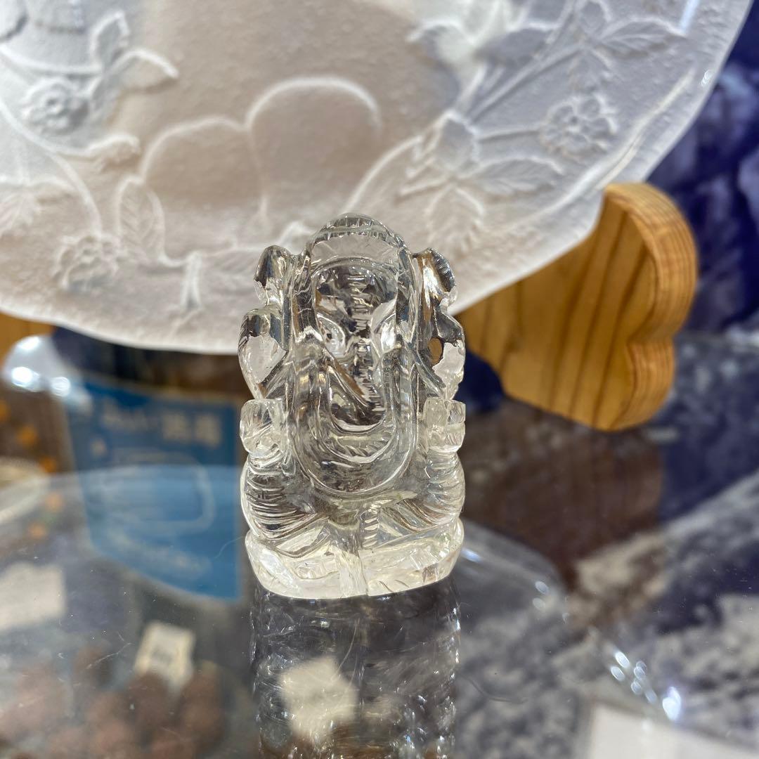 ヒマラヤ天然石水晶 ガネーシュ