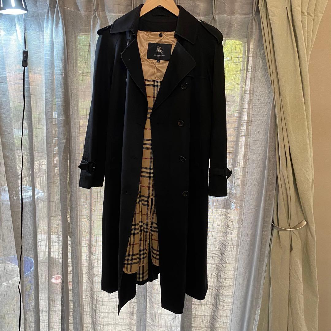 URBERRY ライナー付きトレンチコート ブラック 38ノバチェック