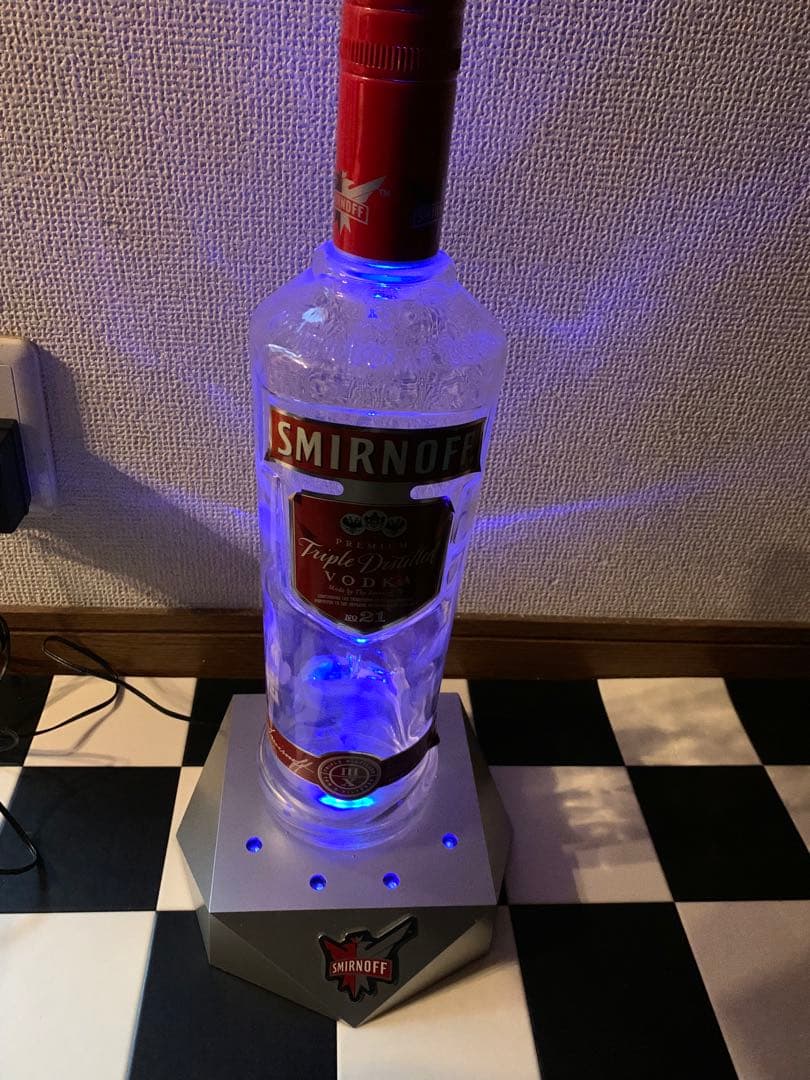 送料無料☆スミノフ　LED照明　ディスプレイ　非売品　電飾サイン ライト