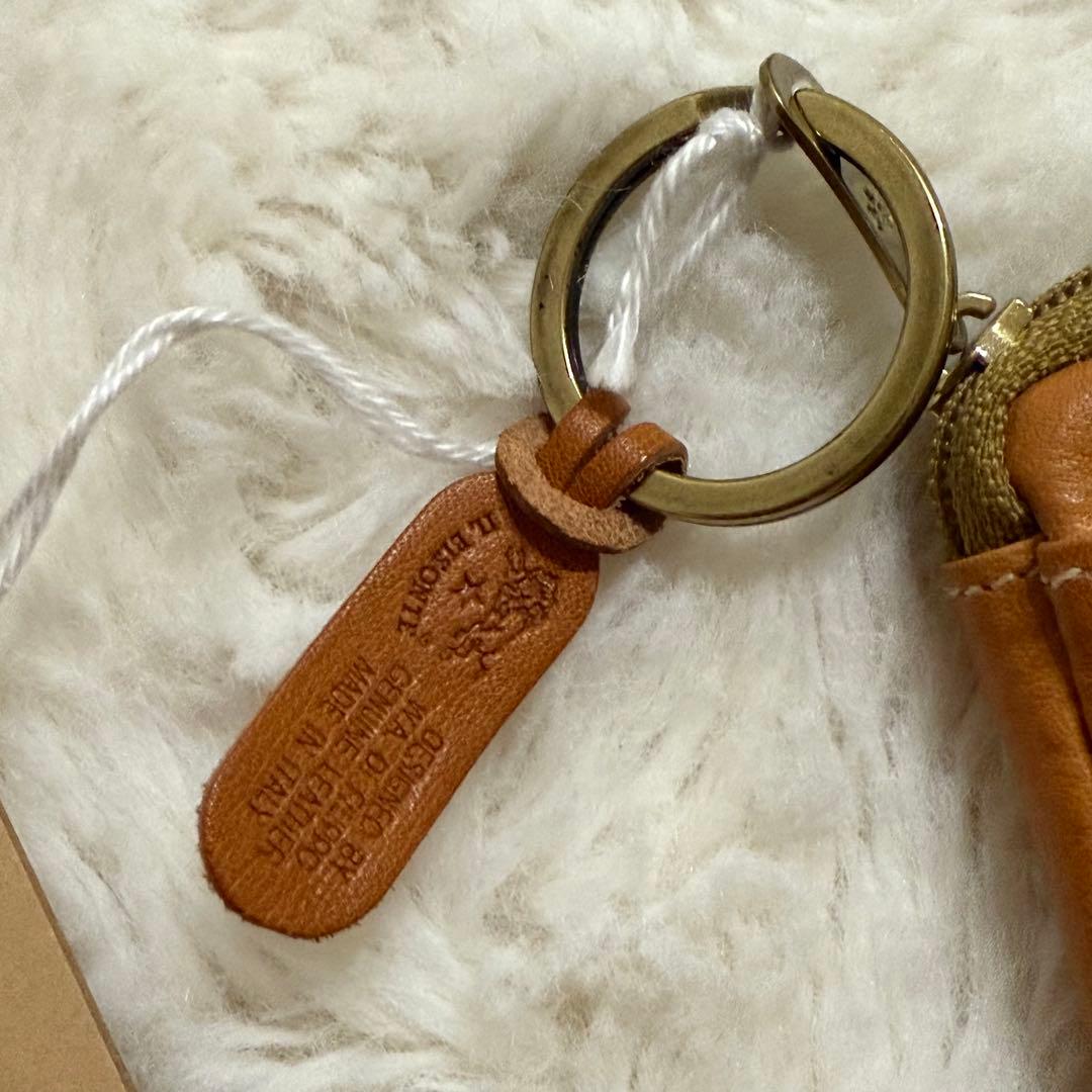 新品未使用 イルビゾンテ ケース 小銭入れ キーリング付 レザー