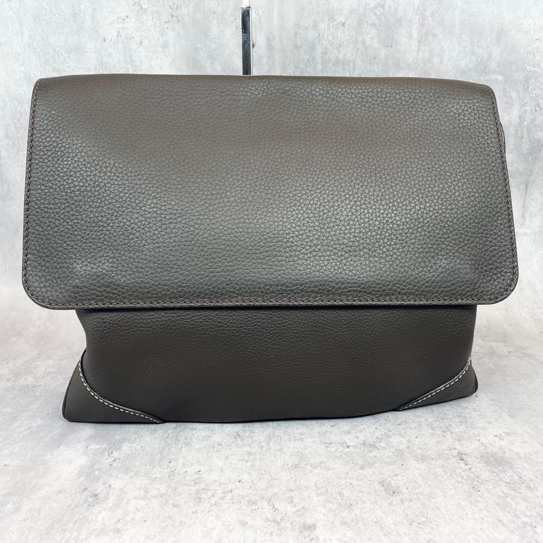 【極美品✨】 希少 ダンヒル メッセンジャーバッグ レザー ダークブラウン