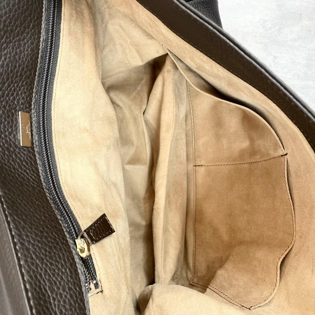 【極美品✨】 希少 ダンヒル メッセンジャーバッグ レザー ダークブラウン