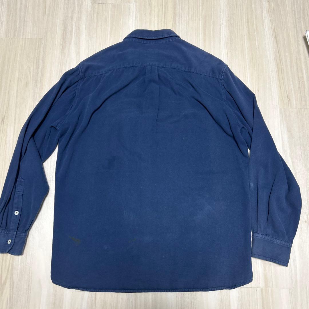 90s ステューシー シャツ コットン made in USA　紺タグ Ｌサイズ