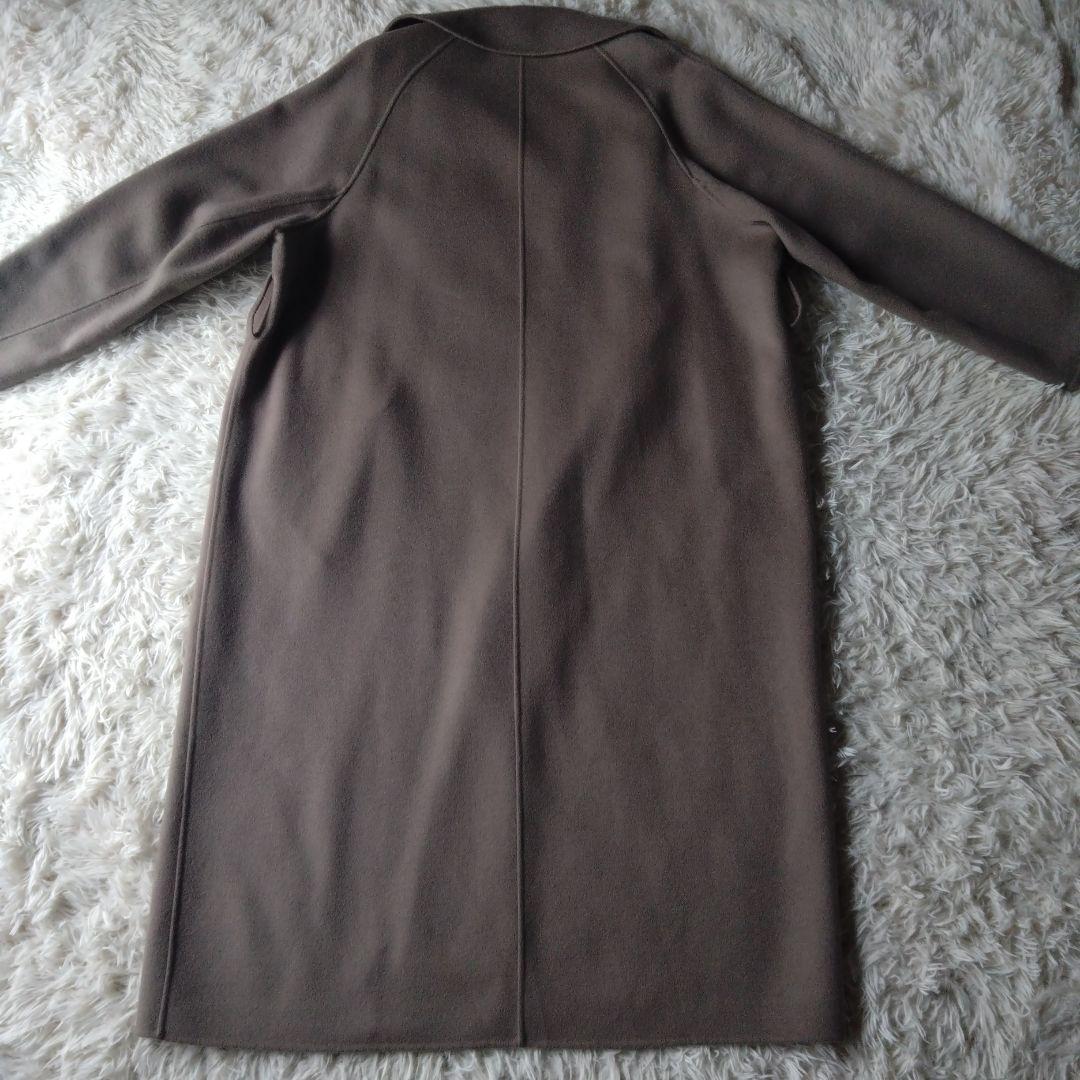 ✨近年モデル・完売品✨ROPEラムウールリバーロングコート　ベージュ系　ベルト