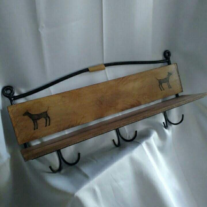 アンティーク風 ウォールシェルフ