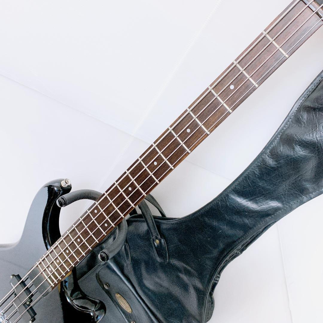 美品 Washburn ワッシュバーン B-2 エレキベース ブラック ケース付