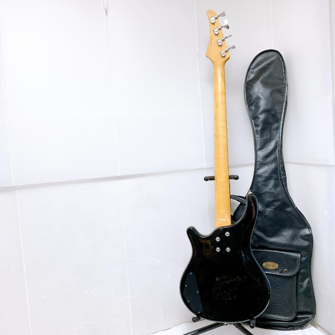 美品 Washburn ワッシュバーン B-2 エレキベース ブラック ケース付