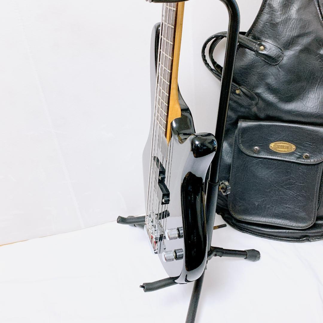 美品 Washburn ワッシュバーン B-2 エレキベース ブラック ケース付