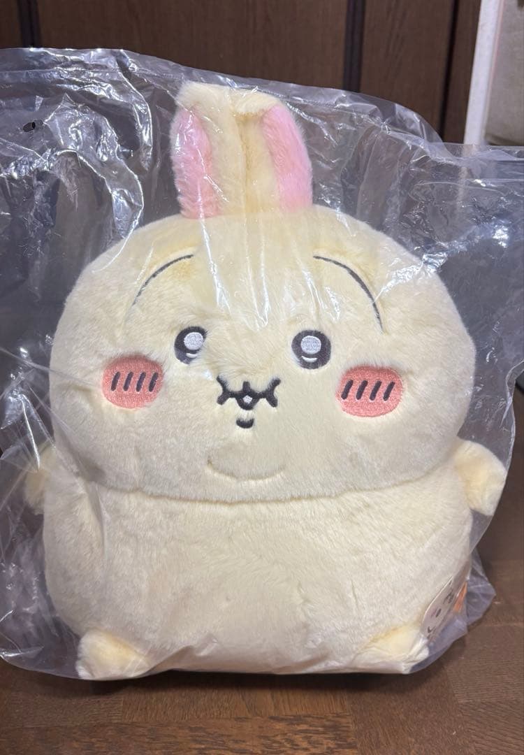 ユ*め様 【お顔厳選!!】ちいかわ 重め！ぼっちゃり抱っこぬいぐるみ うさぎ ぽ