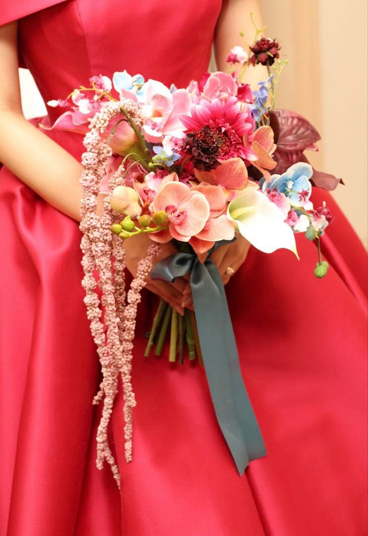 アーティシャルフラワーブーケ オーダー ウェディング
