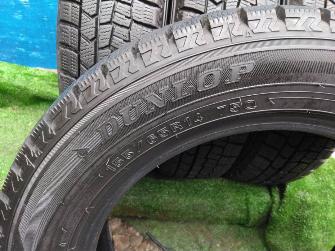 DUNLOP WINTERMAXX155/65R14、19年4本