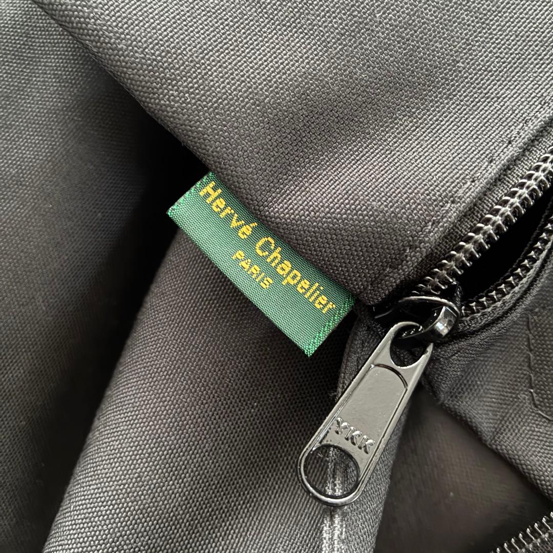 【エルベシャプリエ 】1425C コーデュラ 舟型 レザーハンドルショルダー L