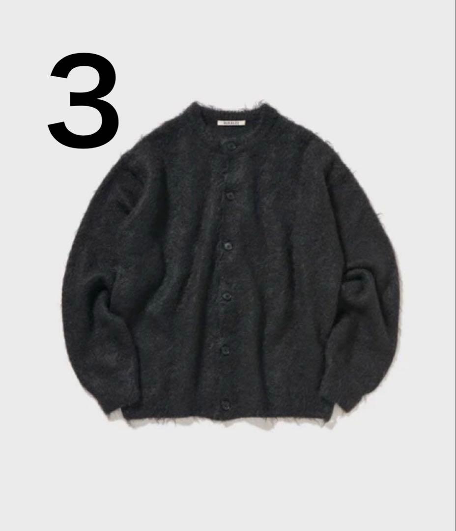 トップス auralee 24aw BRUSHED SUPER KID MOHAIR 3