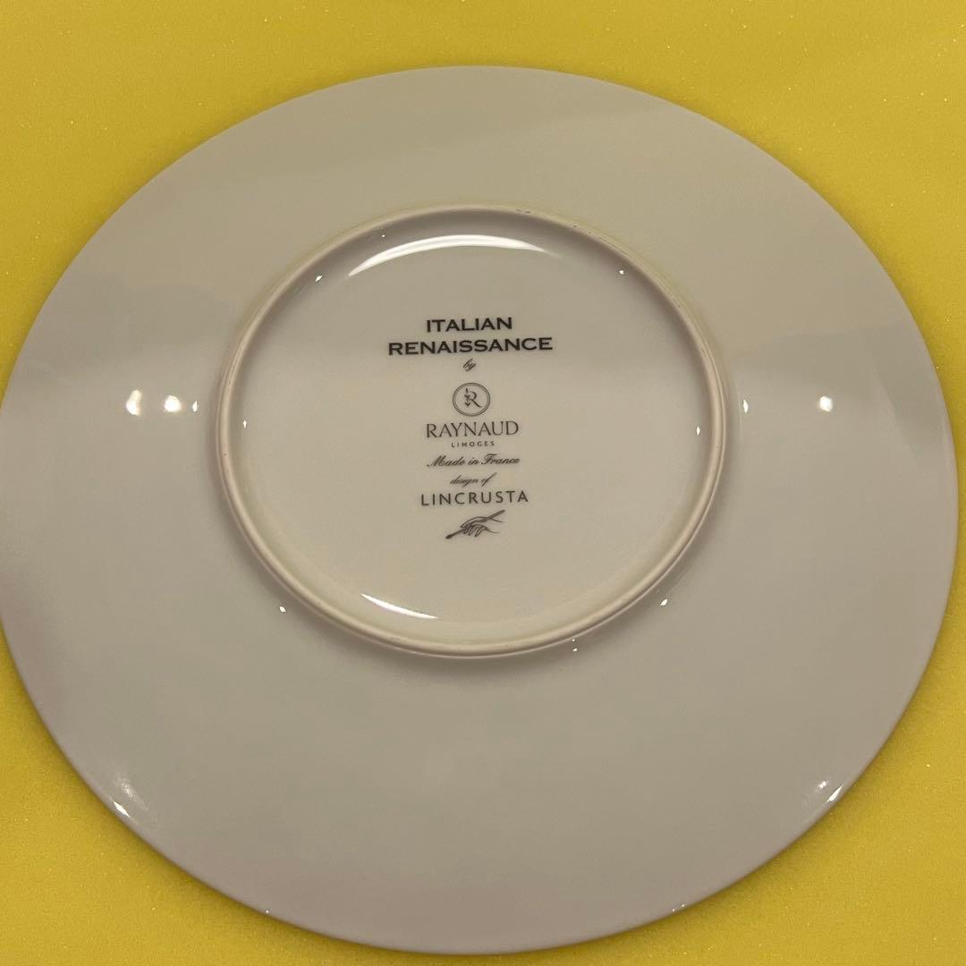 新年　正月　6枚セット　新品　未使用　フランス　レイノー　リモージュ　プレート