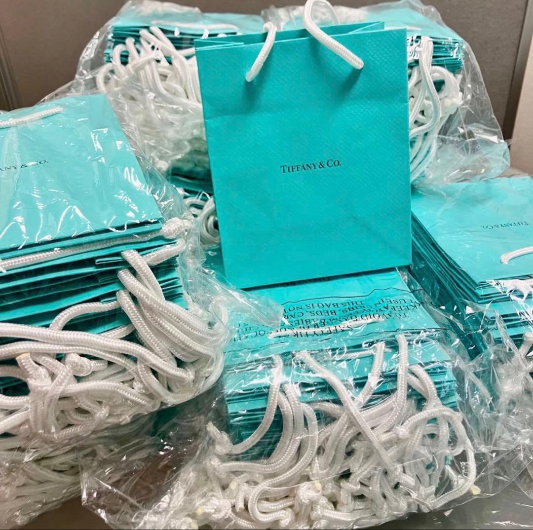 Tiffanyティファニー　ミニショッパー紙袋 ショップ袋　50枚